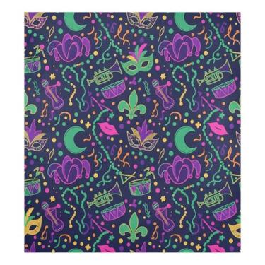 Imagem de Blueangle Capa magnética para lava-louças de carnaval, decoração de capa frontal de lava-louças, adesivos de eletrodomésticos, adesivos de eletrodomésticos, adesivo magnético decorativo de 58 cm C x