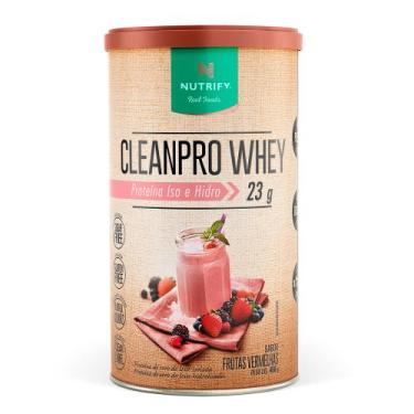 Imagem de Nutrify Proteína CleanPro Whey 450g, Frutas Vermelhas