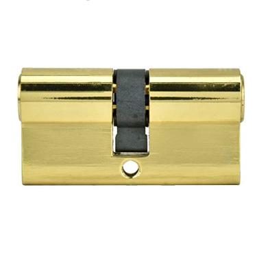 Imagem de Generic Cilindro de Fechadura Aberta Dupla de Cobre, Durável, 60mm, Anti-roubo, Fechadura de Porta Com Chaves para Madeira, Portas de Alumínio, Material de Cobre Puro