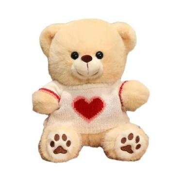 Imagem de Urso De Pelúcia Com Coração De 20cm Para Meninos E Meninas, Bonecos De