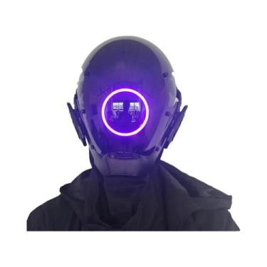 Imagem de Máscara LED Punk Para Cosplay Masculino E Feminino, Acessório De Luz R