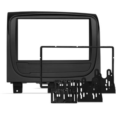 Imagem de Moldura do Painel 7 Polegadas Palio Way 2014 a 2018 Preto