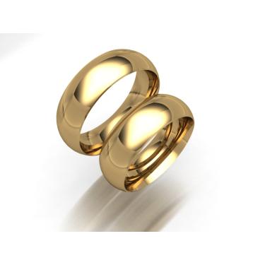 Imagem de Alianças Noivado E Casamento Tradicional18k 6mm E.imediata