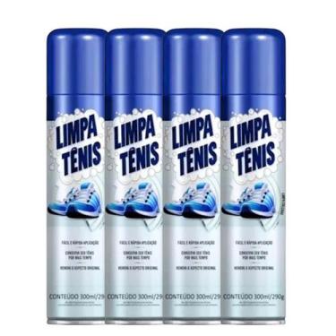 Imagem de Limpa Tênis Premium Petroplus Lavagem A Seco Kit 4 Unidades