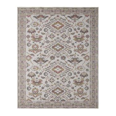 Imagem de Tapete Para Sala Funcional Medalhao 51 Cinza 1,00x1,50m