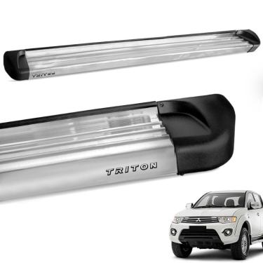 Imagem de Estribo Lateral L200 Triton 2008 A 2016 Alumínio Polido