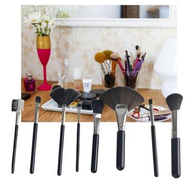 Imagem de Pincel Kit 8 Peças Maquiagem Make Up