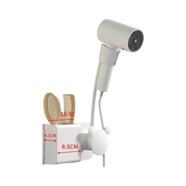 Imagem de Suporte De Parede Ajustável Para Secador De Cabelo Mãos-Livres, Univer