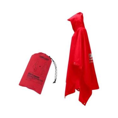 Imagem de Capa De Chuva Impermeável Com Capuz 3 Em 1 Para Motociclismo, Camping,