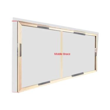 Imagem de Moldura De Madeira Natural Para Tela 40x50 60x80 60x120cm Para Pintura