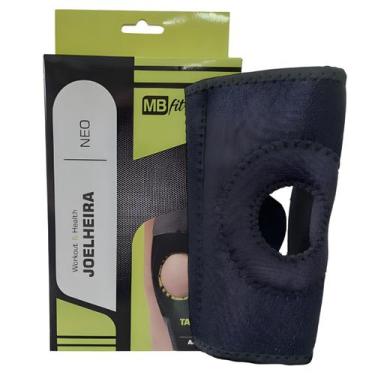 Imagem de Joelheira Articulada Ortopédica Tamanho Único Ajustável - MBFit