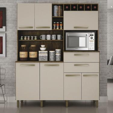 Imagem de Armário Cozinha Monte Rey Valdemoveis Off-white