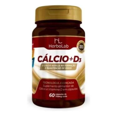 Imagem de Calcio+ vitamina D3 60cps Herbolab