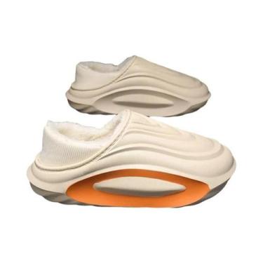 Imagem de Chinelos De Lazer Para Casa E Exterior, Leves, Forrados Para O Inverno