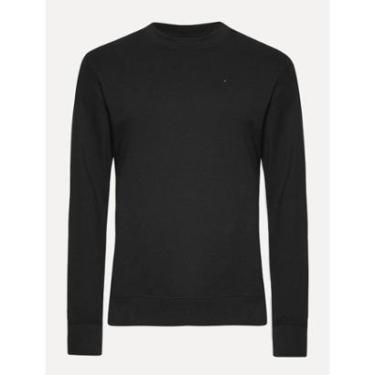 Imagem de Moletom Ellus Masculino Crewneck Regular Basic Easa Preto-Masculino