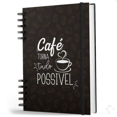 Imagem de Caderno De Anotações Com Capa Dura Coleção Frases Coffe