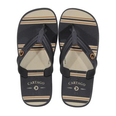Imagem de Chinelo Infantil Cartago Atlanta Preto/Bege/Castor