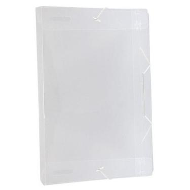 Imagem de Pasta Aba Elástica Ofício 20mm Transparente 502PP-TR - Dac