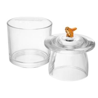 Imagem de Manteigueira Francesa Wolff Golden Bird 9,5cm x 9,5cm x 11cm