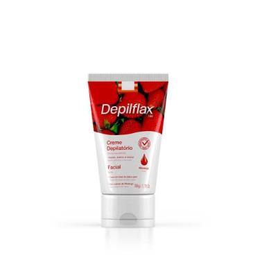 Imagem de Creme depilatório facial Morango 50g Depilflax