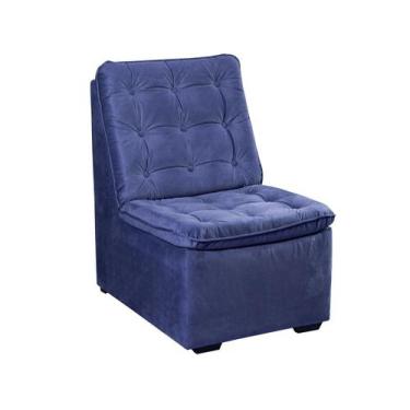 Imagem de Sofa Itália 2,62 Mts Retrátil e Reclinavel Tecido Suede Cinza - Cama I