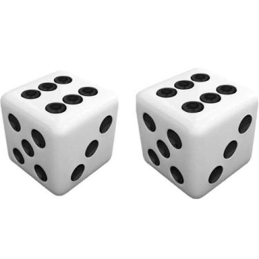Imagem de Jogo De Dado 16mm (1,6cm) Euclides Jordão - 2 Unidades