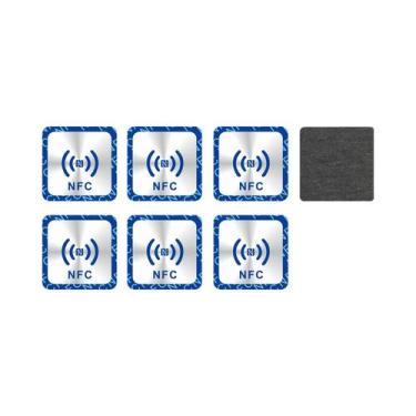 Imagem de Etiqueta NFC Adesiva 13.56MHz 213pcs Ntag213 Adesivos RFID Para Automa