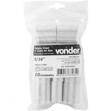 Imagem de Prensa Cabo P/ Cabos De Aço De 5/16'' 10pçs