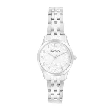 Imagem de Relógio MONDAINE feminino analógico prata 32696L0MVNE3