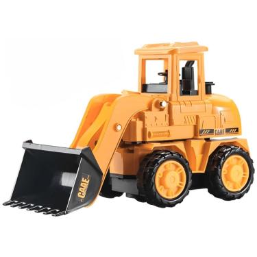 Imagem de Carro de Controle Remoto Caminhão Carregadeira DMT6875 com Fio para Montar com Pá Móvel DM Toys