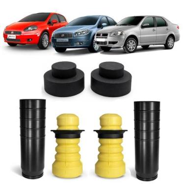 Imagem de Kit Calço Mola Batente PU Coifa GRAND SIENA/PUNTO/LINEA - Borfix