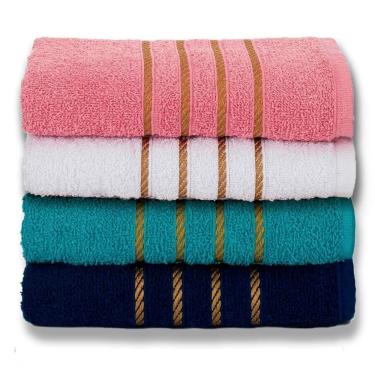 Imagem de Kit 4 Toalhas Banho Grossas Banhão 70 X 140 Montreal Beka Luxo Alta Absorção