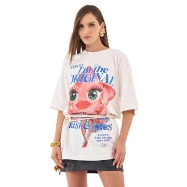 Imagem de Camiseta Colcci Over Estampada-Feminino