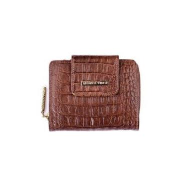 Imagem de Carteira feminina de couro croco 002-Feminino