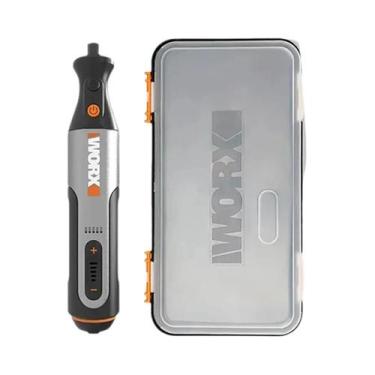 Imagem de Furadeira Mini Sem Fio Worx 8V, Máquina De Gravação, Polimento E Retif
