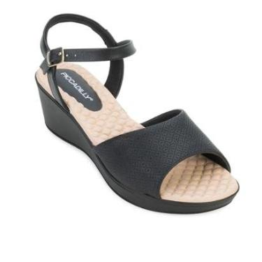 Imagem de Sandalia Piccadilly Original Joanete Anabela Ortopedica-Feminino
