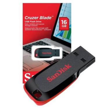 Imagem de Pendrive Sandisk Cruzer Blade 16gb Z50 Sdcz50-016g-b35
