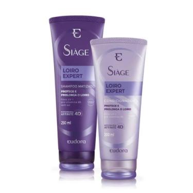Imagem de Kit Siàge Loiro Expert Shampoo + Condicionador da Eudora - Eudora 