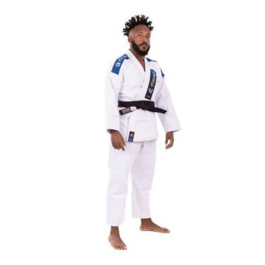 Imagem de Kimono Torah Trançado Advanced Jiu Jitsu - Adulto, A4, Branco