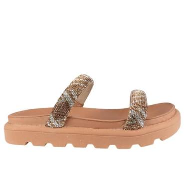 Imagem de CHINELO VIZZANO 6459110 Cor:BEG-CRI-NUDTAMANHO:38, Bege, Cri, Nud, 38