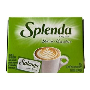 Imagem de SPLENDA Adoçante Em Pó Stevia Splenda Caixa 40G 50 Unidades