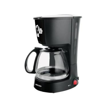 Imagem de Cafeteira mallory star wars 550w preta faz 16 xicaras 127v, 110V