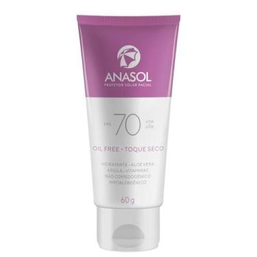 Imagem de Anasol Protetor Solar Facial FPS 70 Oil Free Toque Seco e Proteção Diá