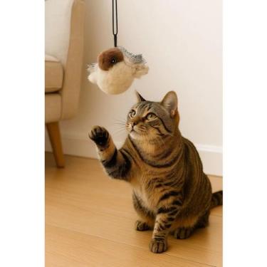 Imagem de Brinquedo Passarinho Interativo Gato com Som - China