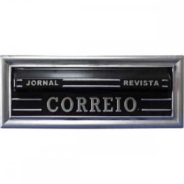 Imagem de Caixa Carta Real Plastico''Correio''N28P Prata Media 488