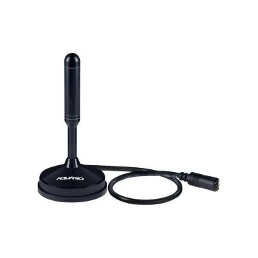 Imagem de Antena Digital Aquário DTV-150 4 em 1 VHF-UHF-FM-HDTV 470-890 Mhz Conector F Macho Preto