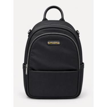 Imagem de Mochila Feminina Bella Paulla BP71261 em Nylon Premium Impermeável, Pr