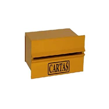 Imagem de Caixa Correio Popular Amarela de Muro Cartas Casa Condomínio