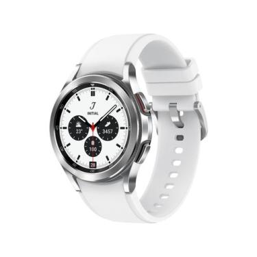 Imagem de Smartwatch Samsung Galaxy Watch4 Classic Lte 42mm Prata 16Gb