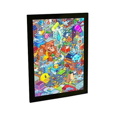 Imagem de Quadro Decorativo Videogame Retro Gamer Jogos Fliperama 02